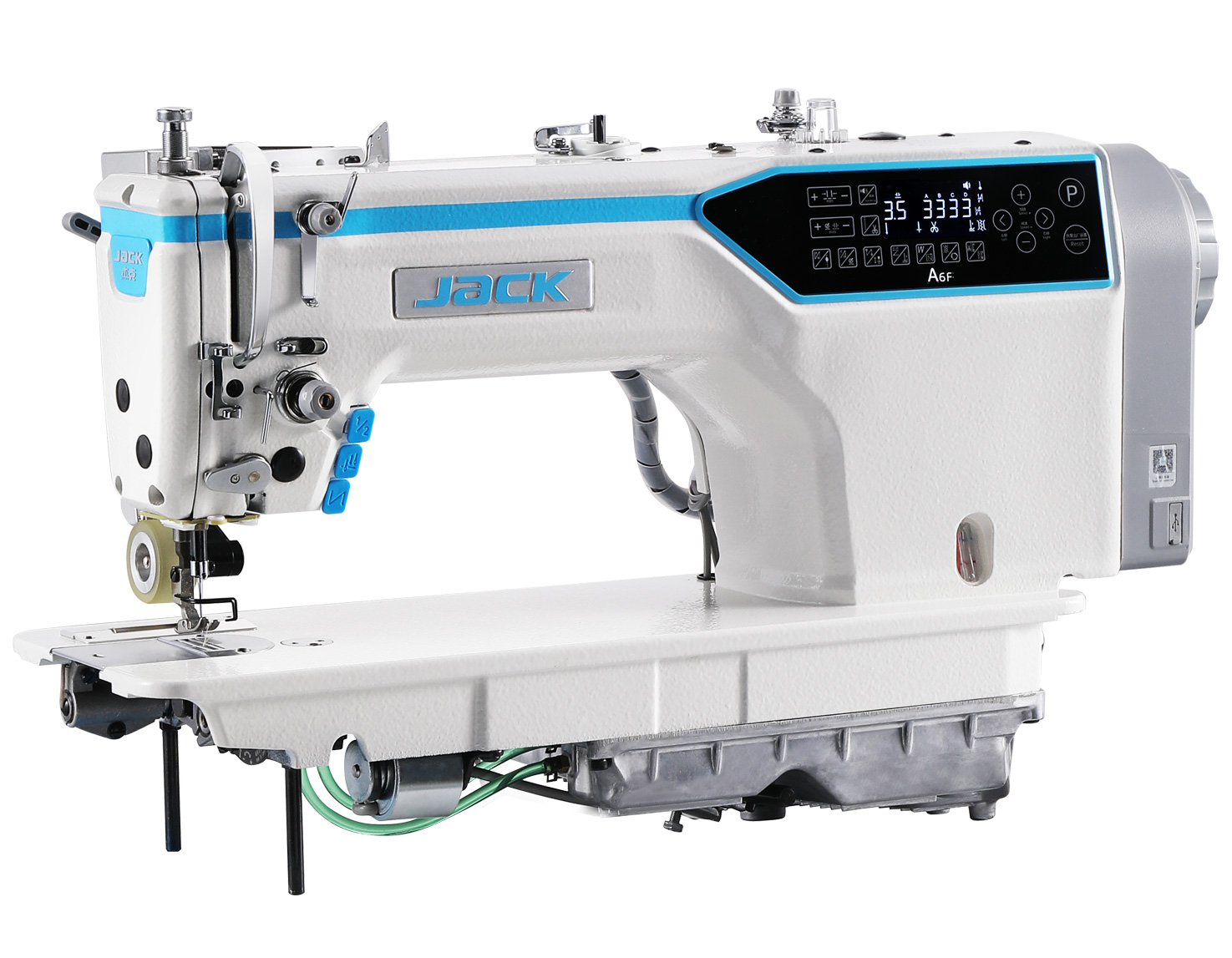 JACK A6F-E NEEDLE FEED UBT D/DRIVE FULLY AUTOMATIC LOCKSTITCH COMPLETE