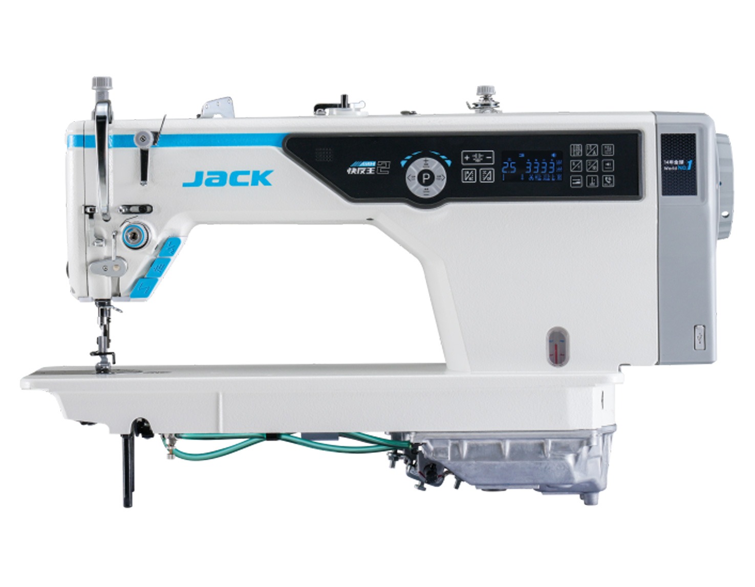 JACK A5E-B-H-7 AMH HEAVY LARGE SPACE COMPUTERISED LOCKSTICH WITH ELECTRONIC CONTROL STITCH LENGT