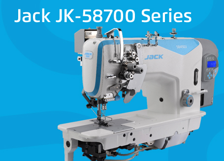 Jack JK-58750B-005C - Computerized Twin Needle Lockstitch Machine