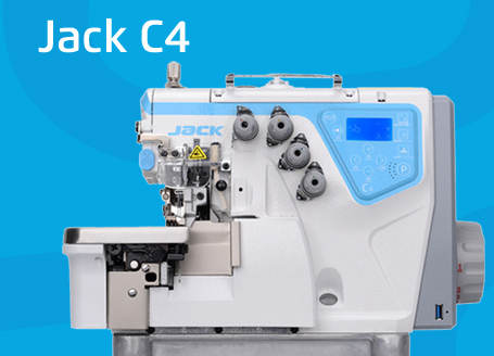 Jack C4 - High Speed Automatic 4-Thread Overlock Machine